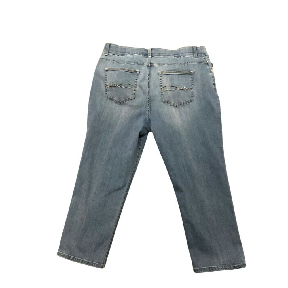 Lee Modern Series Jeans Women's Plus 16W Blue Total Freedom Straight Leg Stretch - Picture 7 of 7